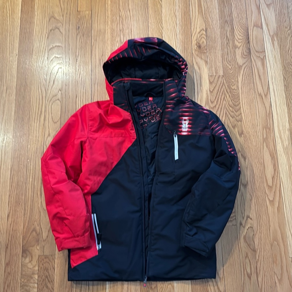 Boys Red Spyder Ski Jacket